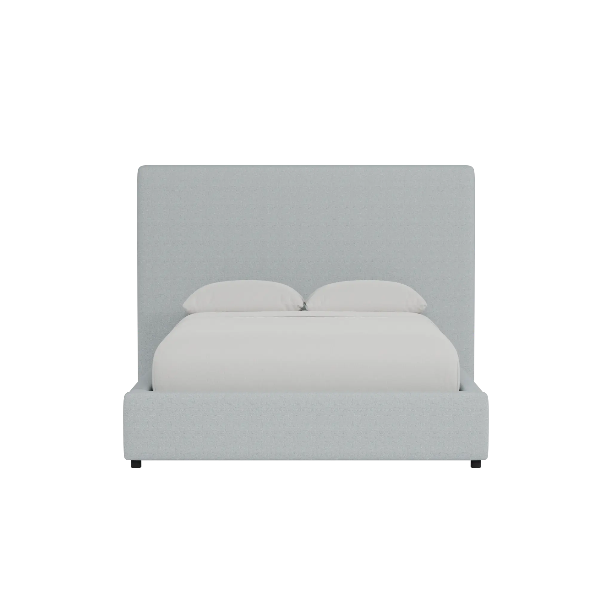 Grayton Natural Beauty Light Blue 54" Upholstered Platform Bed Grayton Natural Beauty Light Blue 54" Upholstered Platform Bed