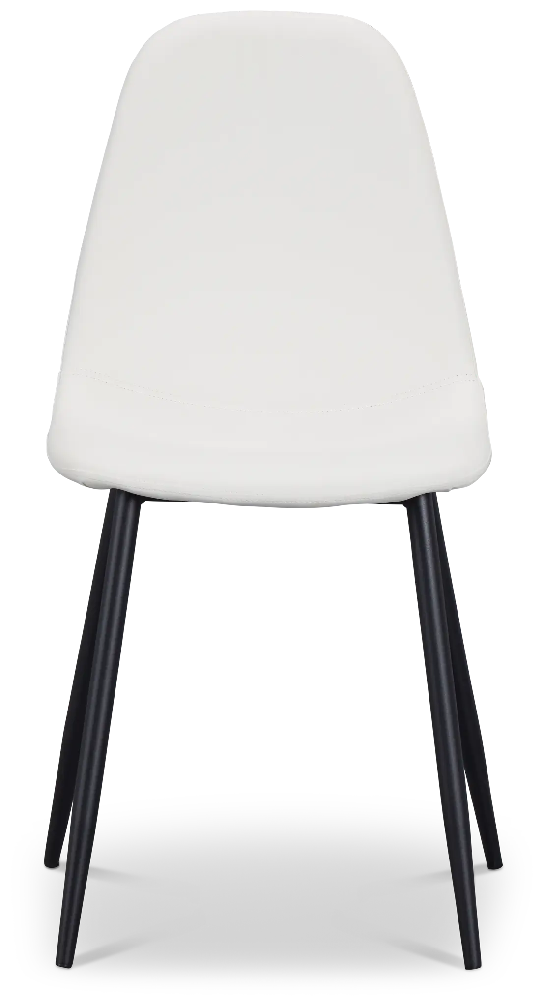 Havana White Micro Upholstered Side Chair W/ Black Legs Havana White Micro Upholstered Side Chair W/ Black Legs