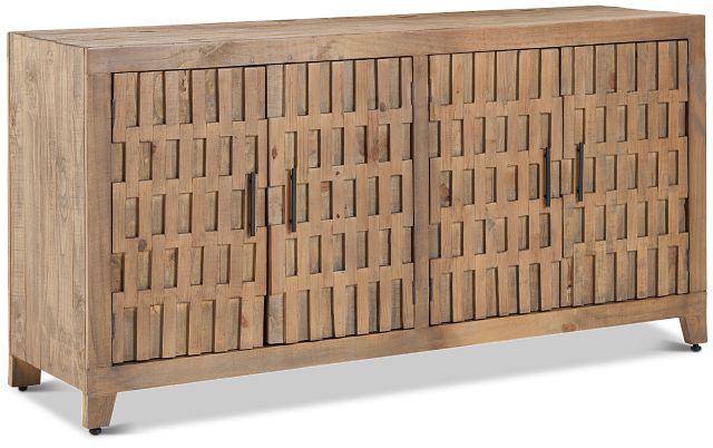 Crawford Light Tone Four-door Cabinet