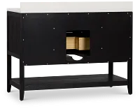 Alden Black 48" Single Bathroom Vanity
