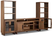 Richmond Light Tone 64" Door Entertainment Wall