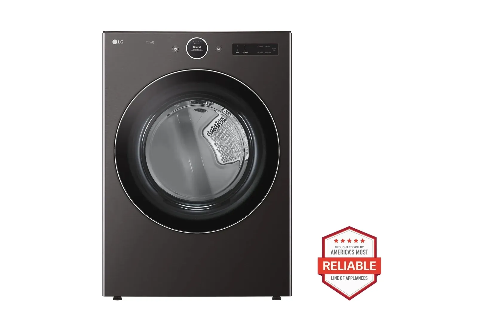 Lg 6701 Series Black Front Load Gas Dryer