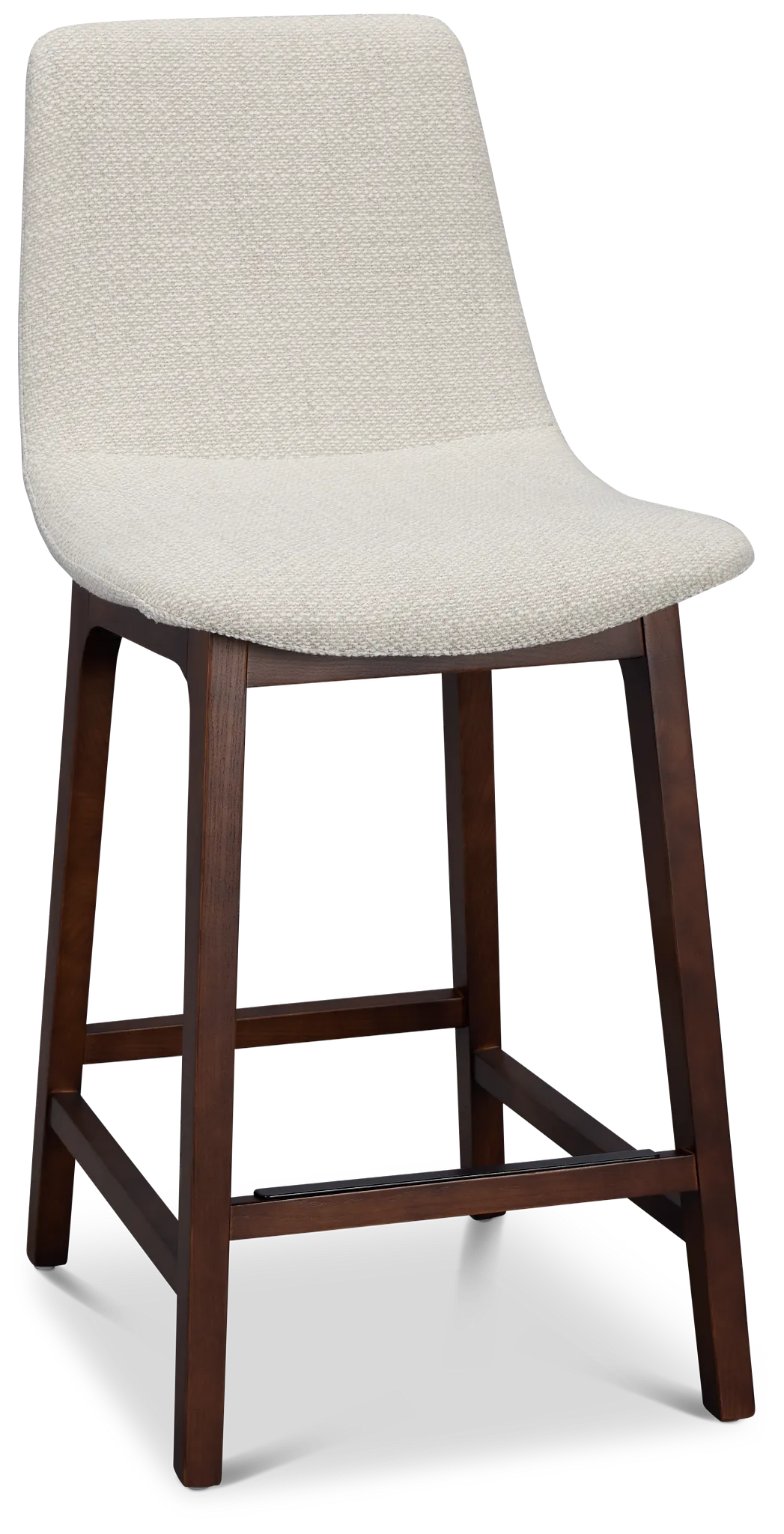 Hamilton Light Beige Fabric 24" Upholstered Barstool
