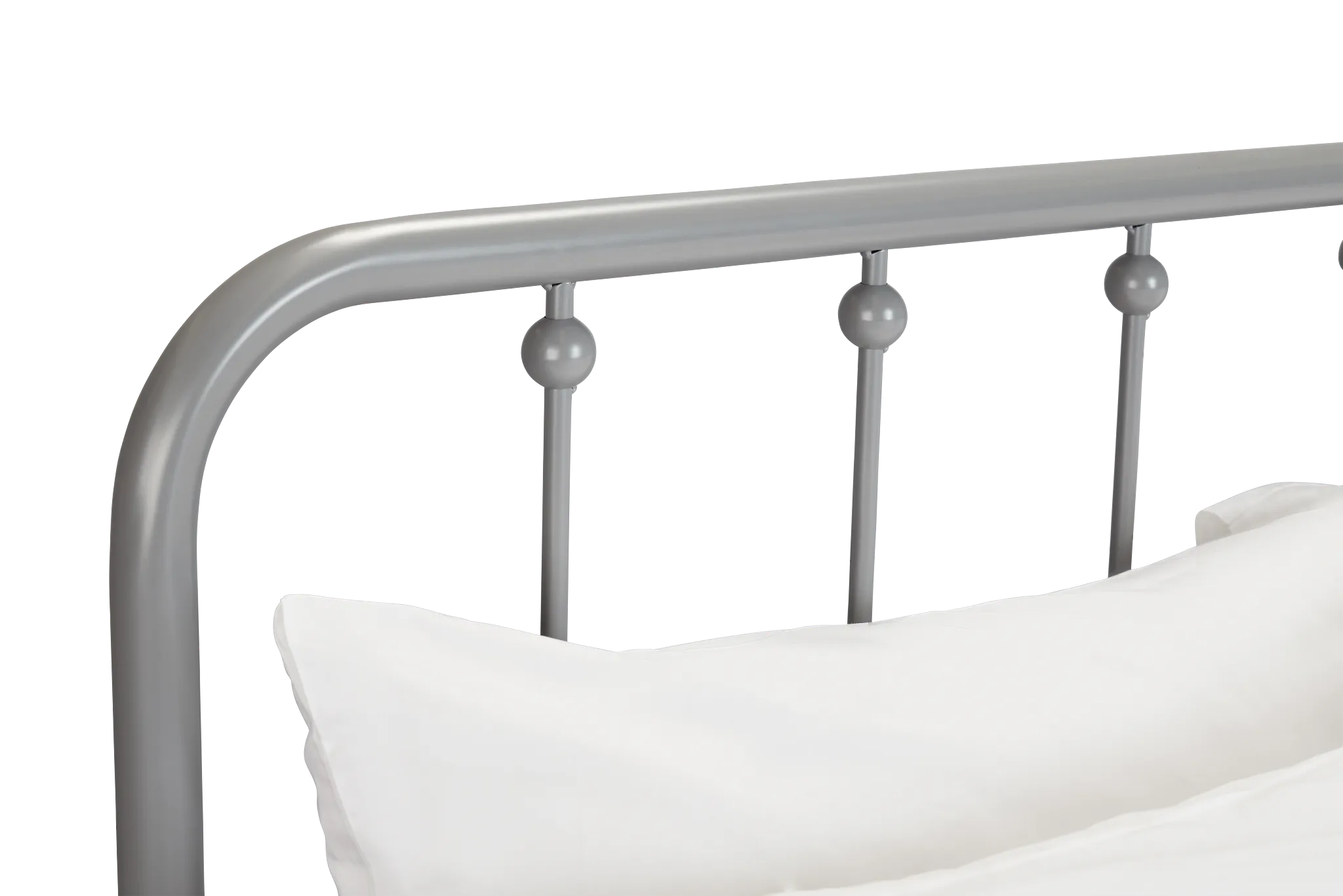 Rory Gray Metal Panel Bed