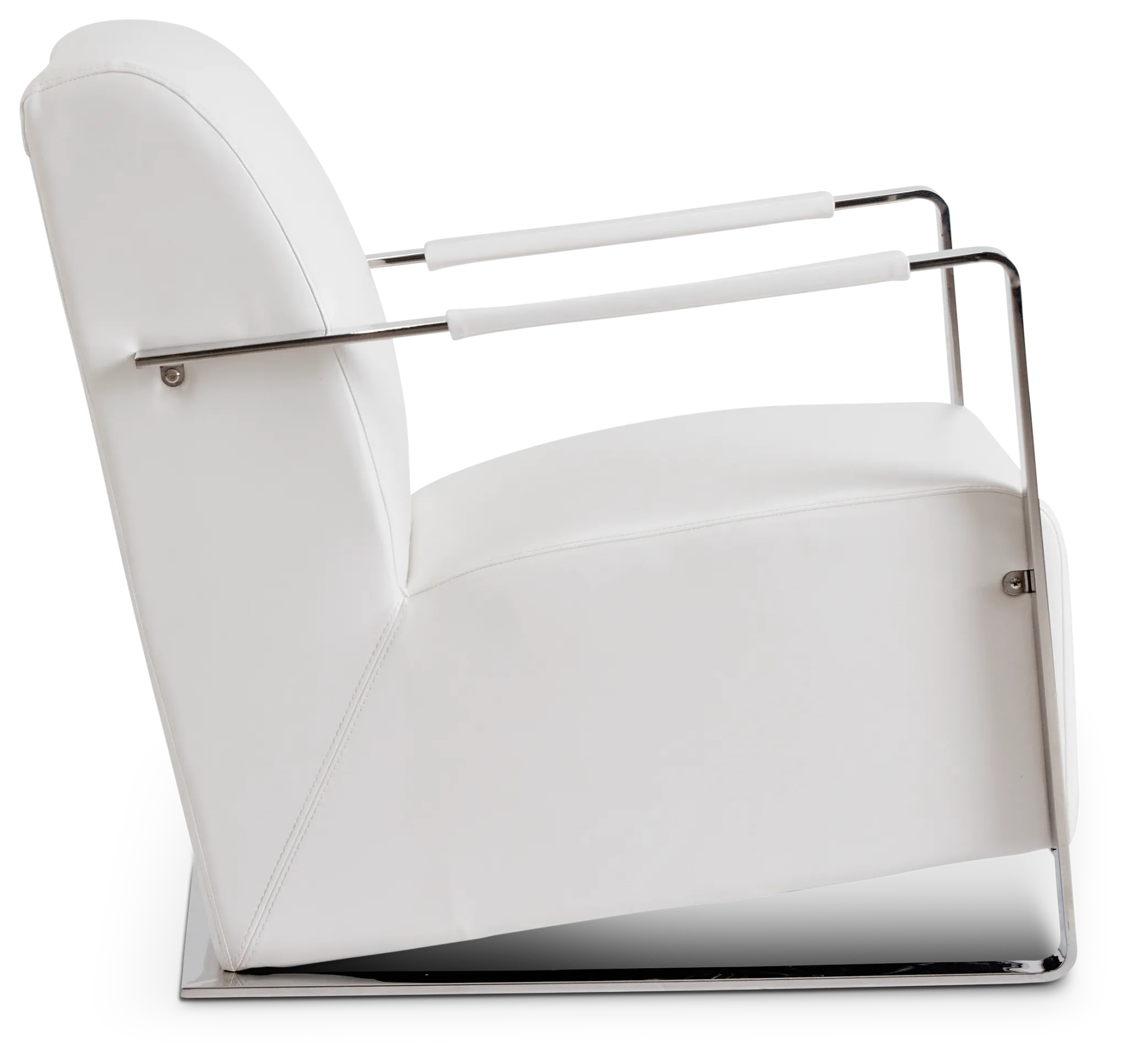 Lee White Uph Accent Chair