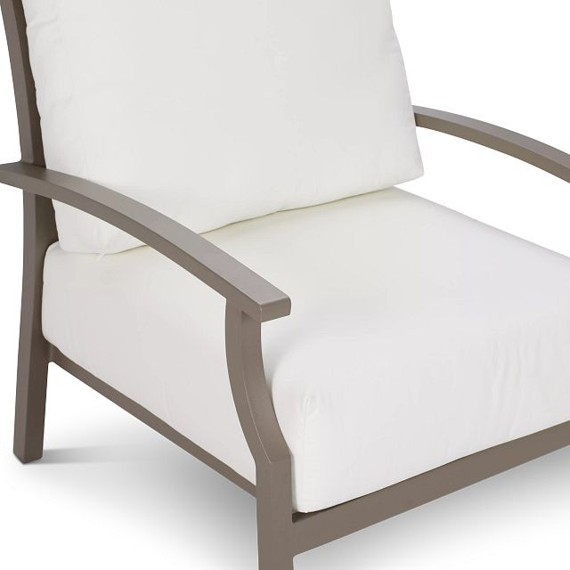 Raleigh White Aluminum Chair
