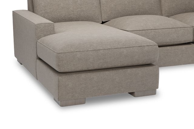 Edgewater Elite Brown Large Left Chaise Sectional