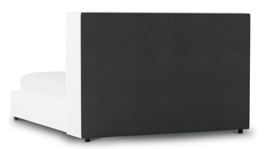 Captiva Peyton White 48" Upholstered Shelter Bed