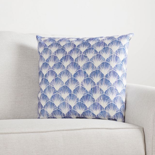 Shell Blue 20" Accent Pillow