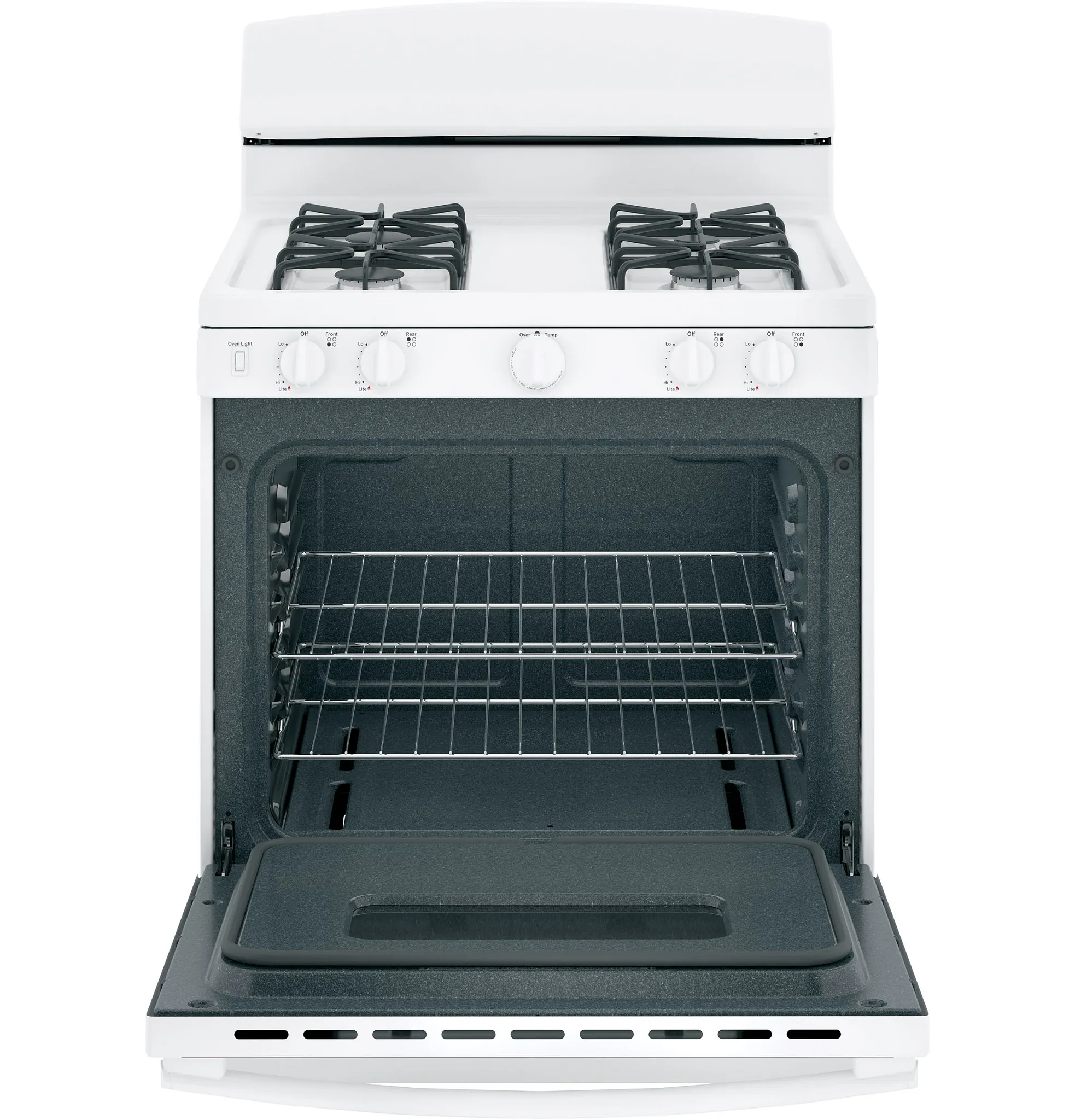Ge 10 Series White 30" Gas Range