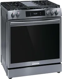 Frigidaire 3060 Series Black Stnl Steel Gas Range