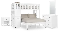 Charleston White Loft Bedroom