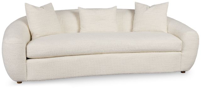 Kaya White Fabric Sofa