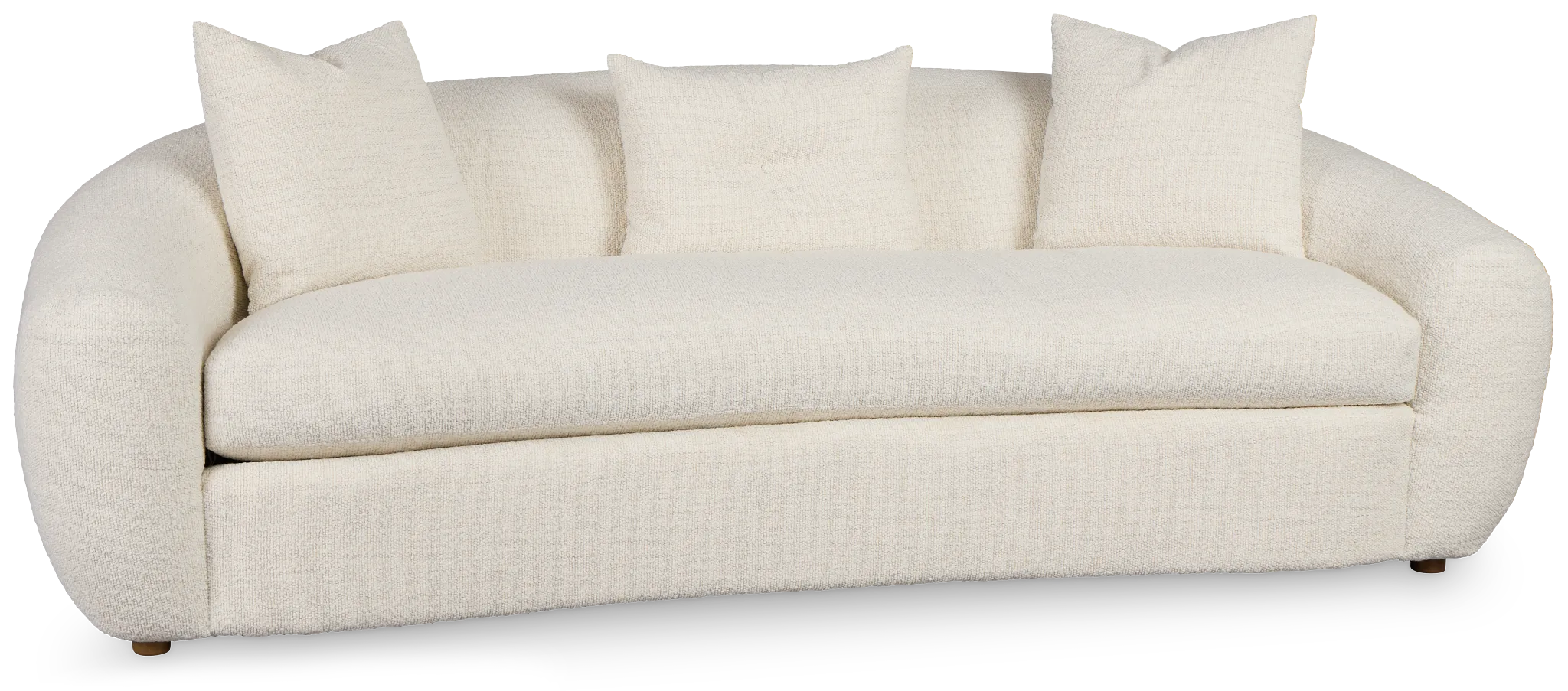 Kaya White Fabric Sofa