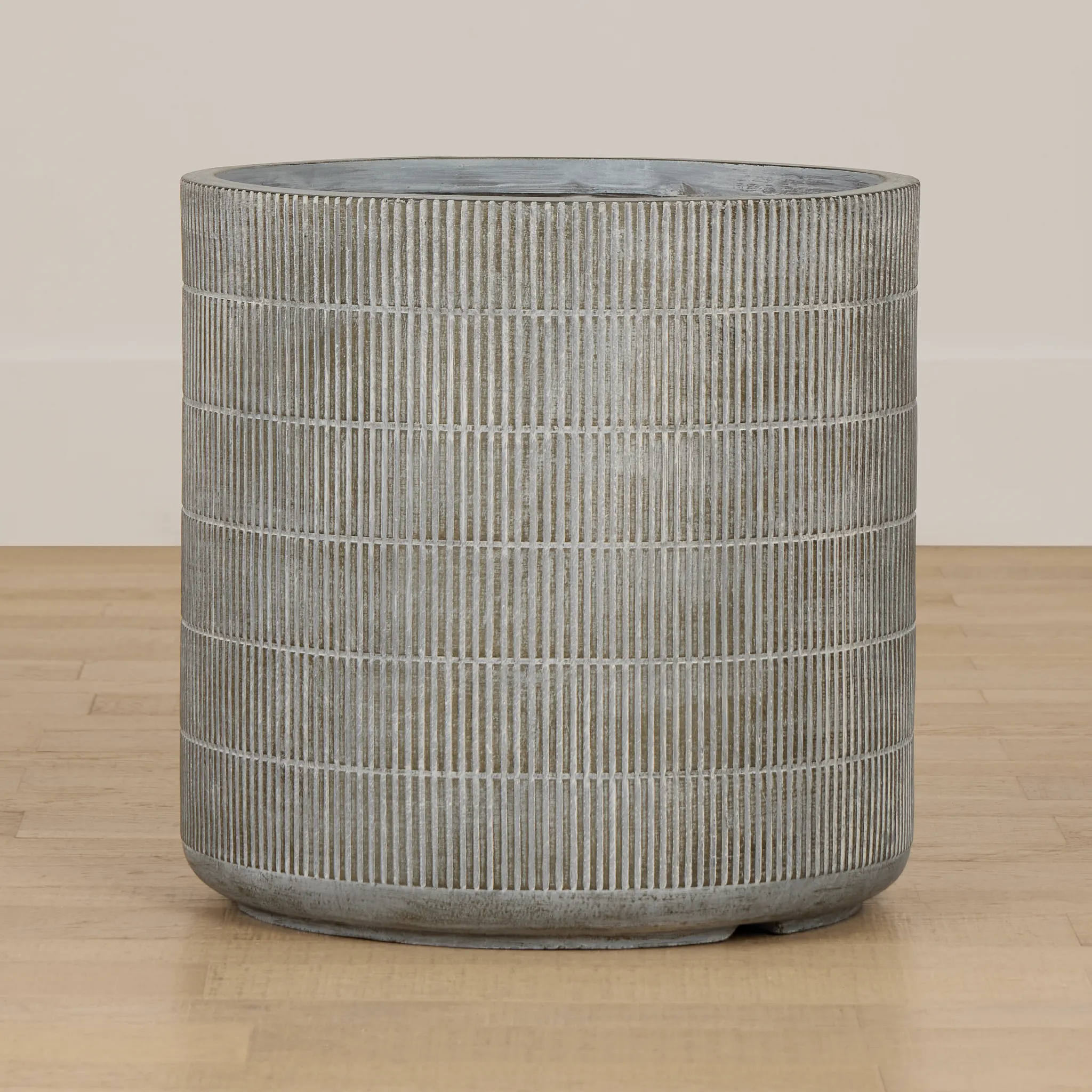 Lilani Gray Large Planter