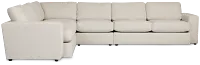 Brantley Light Beige Fabric Medium Two-arm Sectional