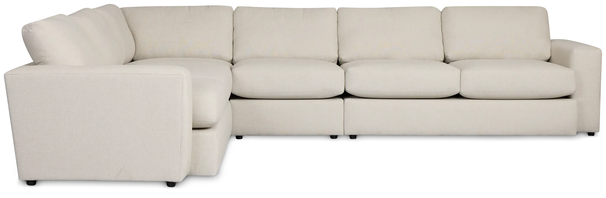 Brantley Light Beige Fabric Medium Two-arm Sectional