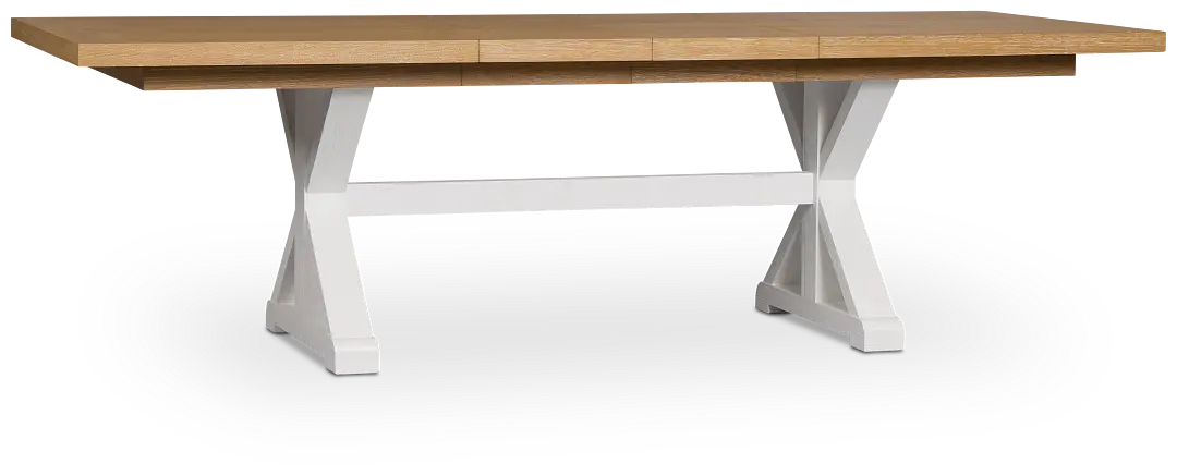 Nantucket Two-tone Pine Rectangular Table Nantucket Two-tone Pine Rectangular Table