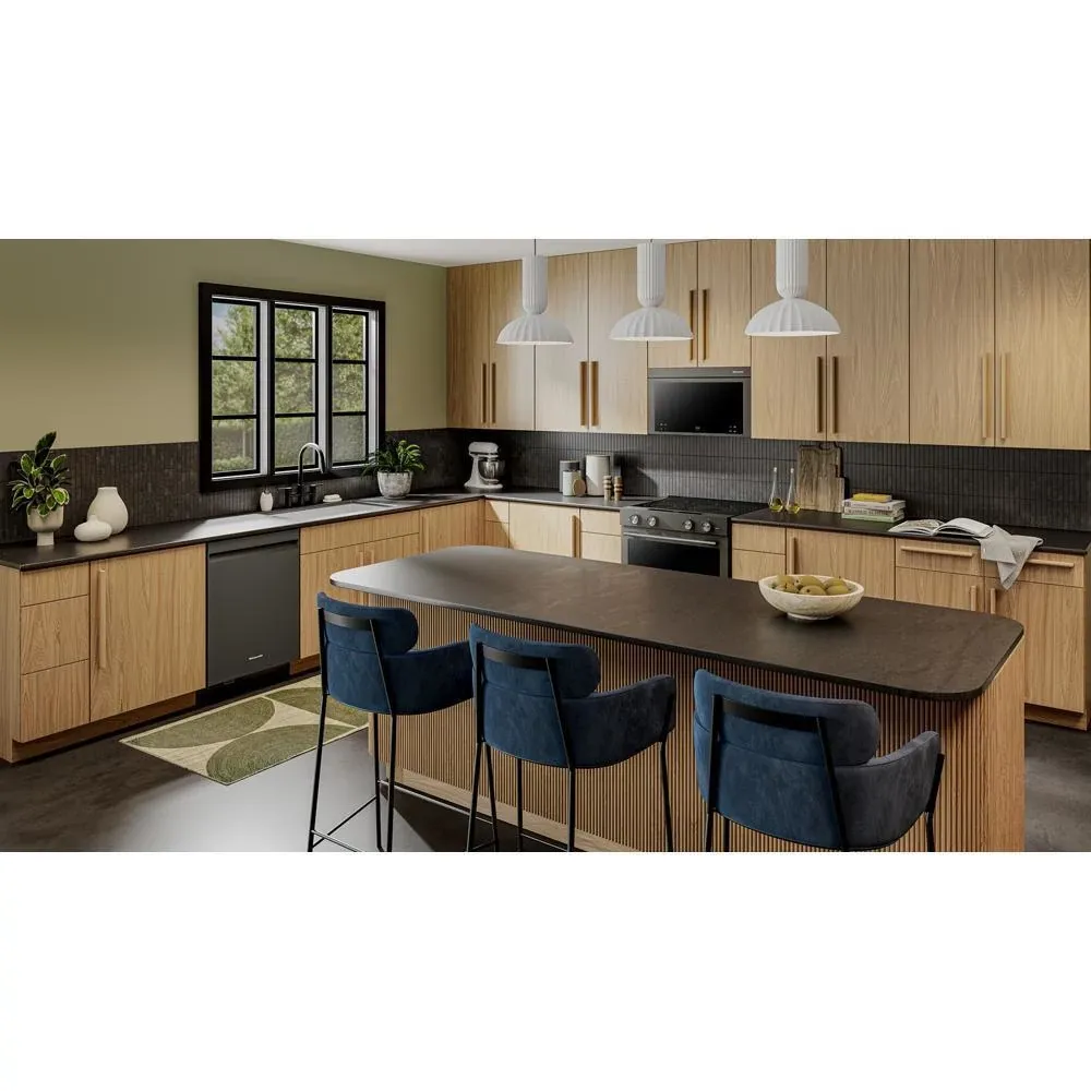 Kitchenaid 724 Series Black Built In Dishwasher