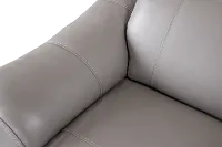 Marion Gray Lthr/vinyl Large Dual Power Reclining Two-arm Sectional