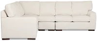 Sinclair Light Beige Fabric Medium Two-arm Sectional