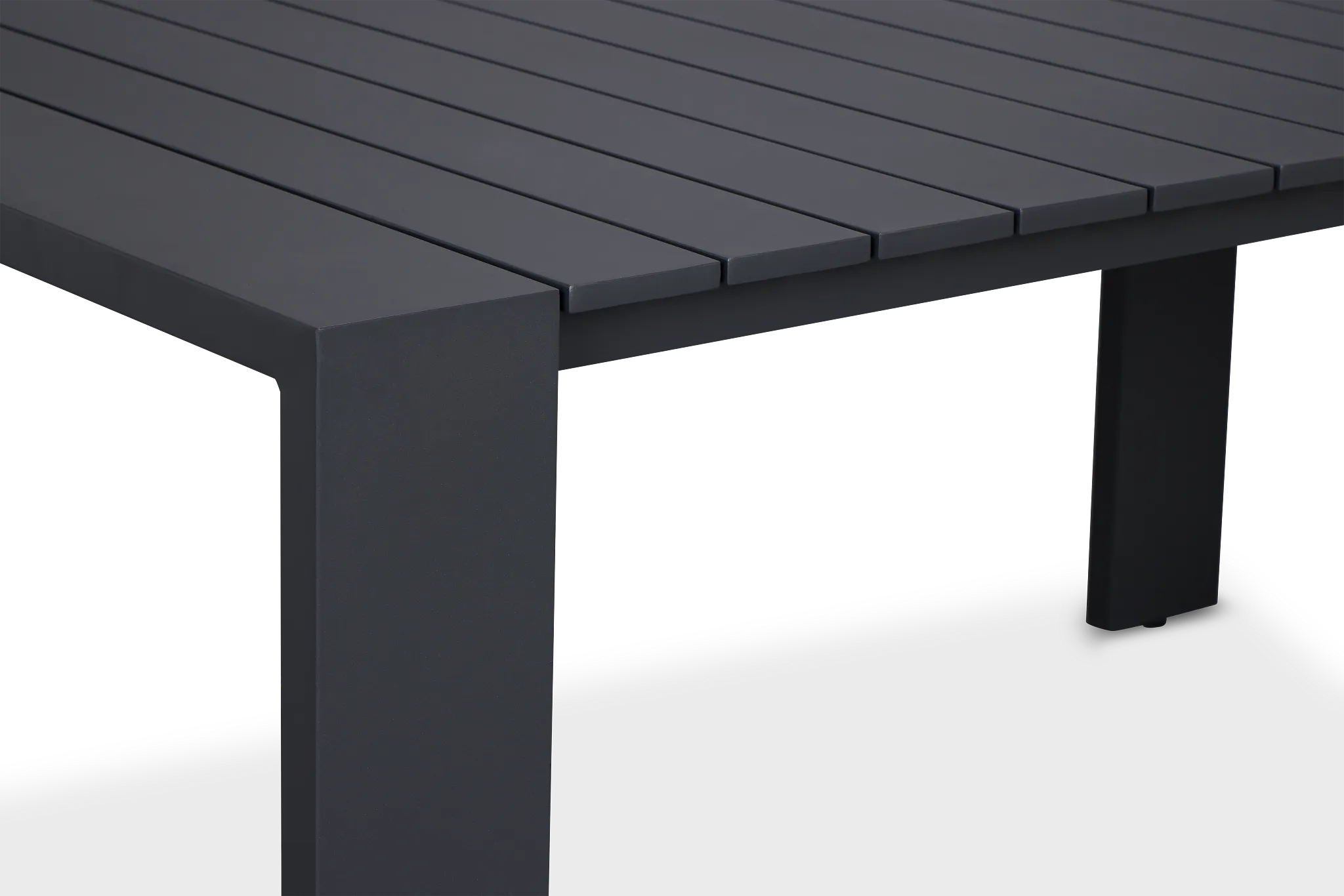 Sunrise Dark Gray 86" Rectangular Table