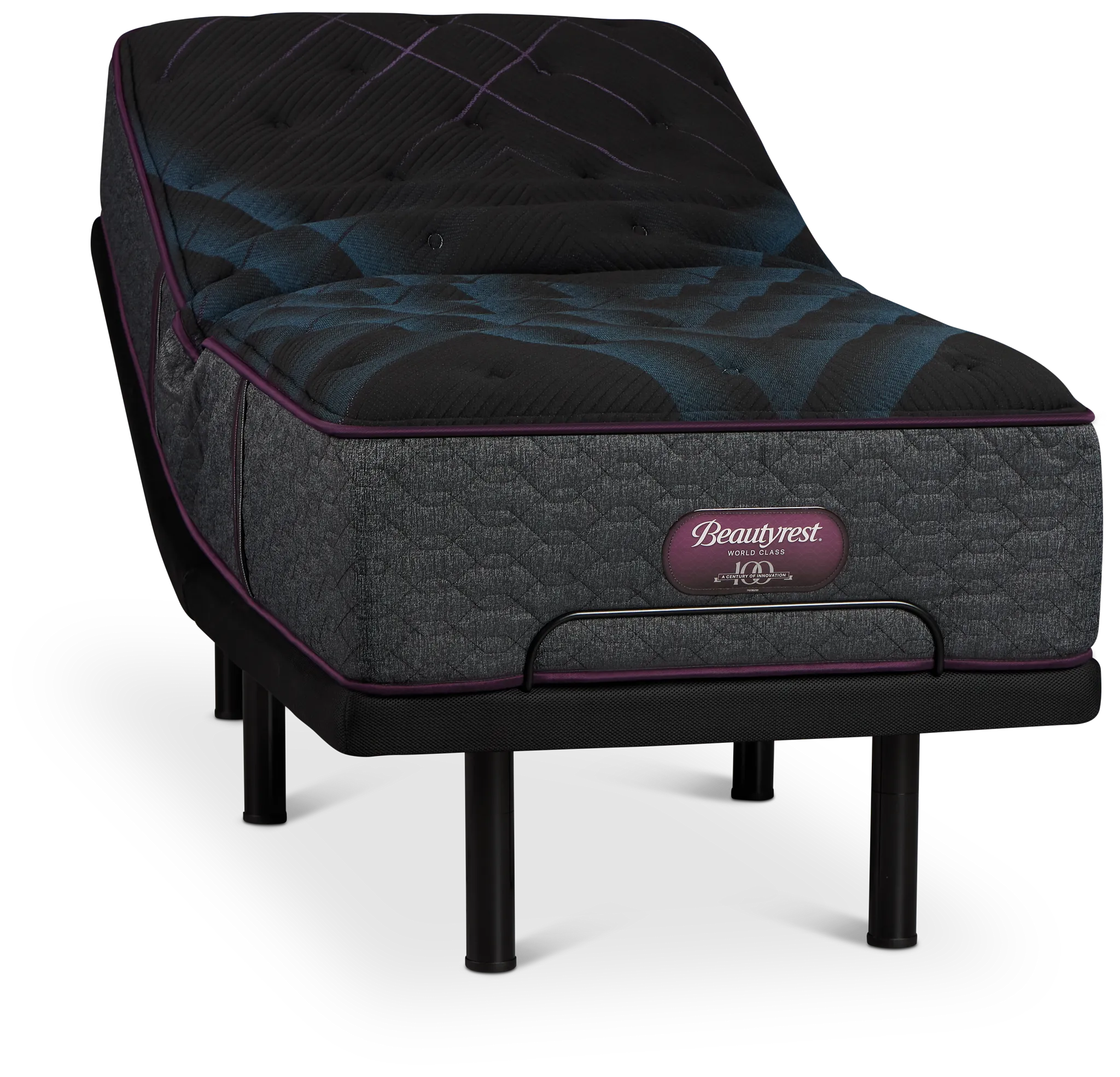 Beautyrest World Class Level 3 Plush Elite Adjustable Mattress Set