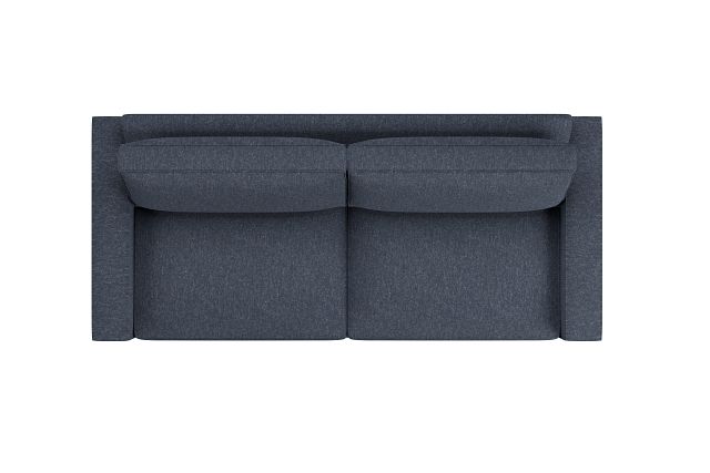 Edgewater Maguire Blue 96" Sofa W/ 2 Cushions