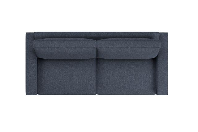 Edgewater Maguire Blue 96" Sofa W/ 2 Cushions