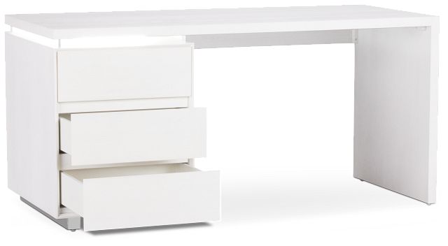 Bal Harbour White Acrylic Desk