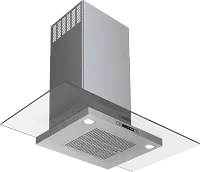 Benchmark Stainless Steel 36" Wall Chimney Hood