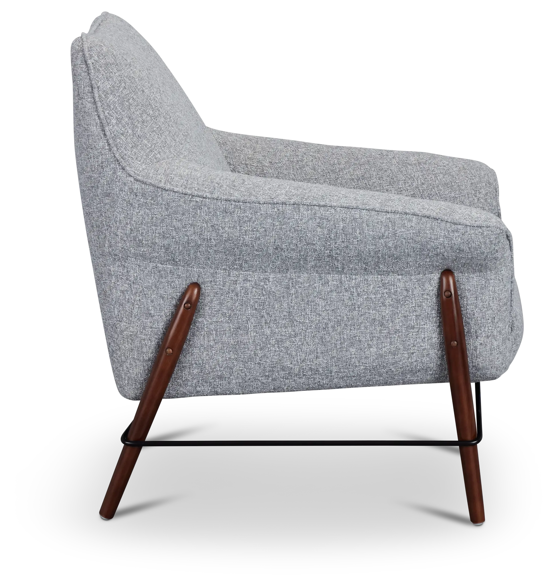 Nathan Dark Gray Fabric Accent Chair Nathan Dark Gray Fabric Accent Chair