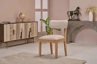 Carry Light Tone Upholstered Side Chair