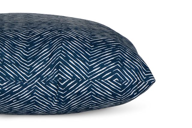 Cameron Dark Blue 18" Accent Pillow
