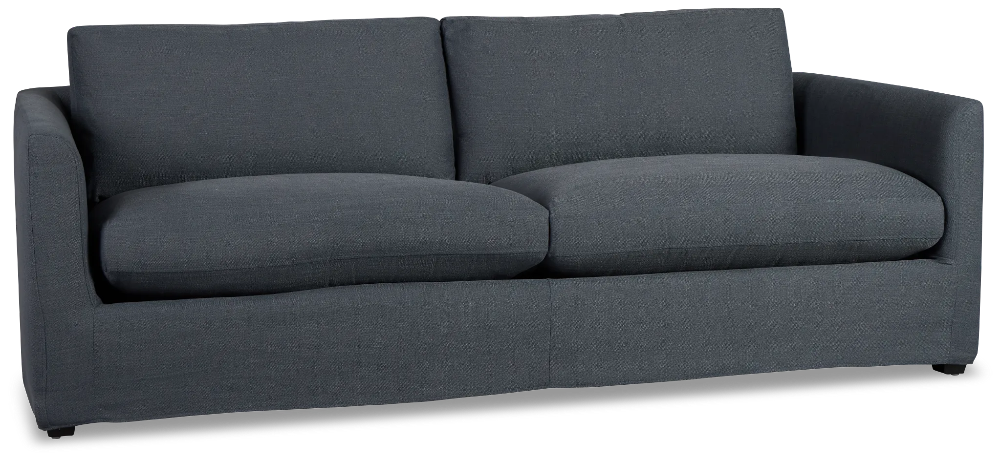 Willow 89" Navy Fabric Sofa
