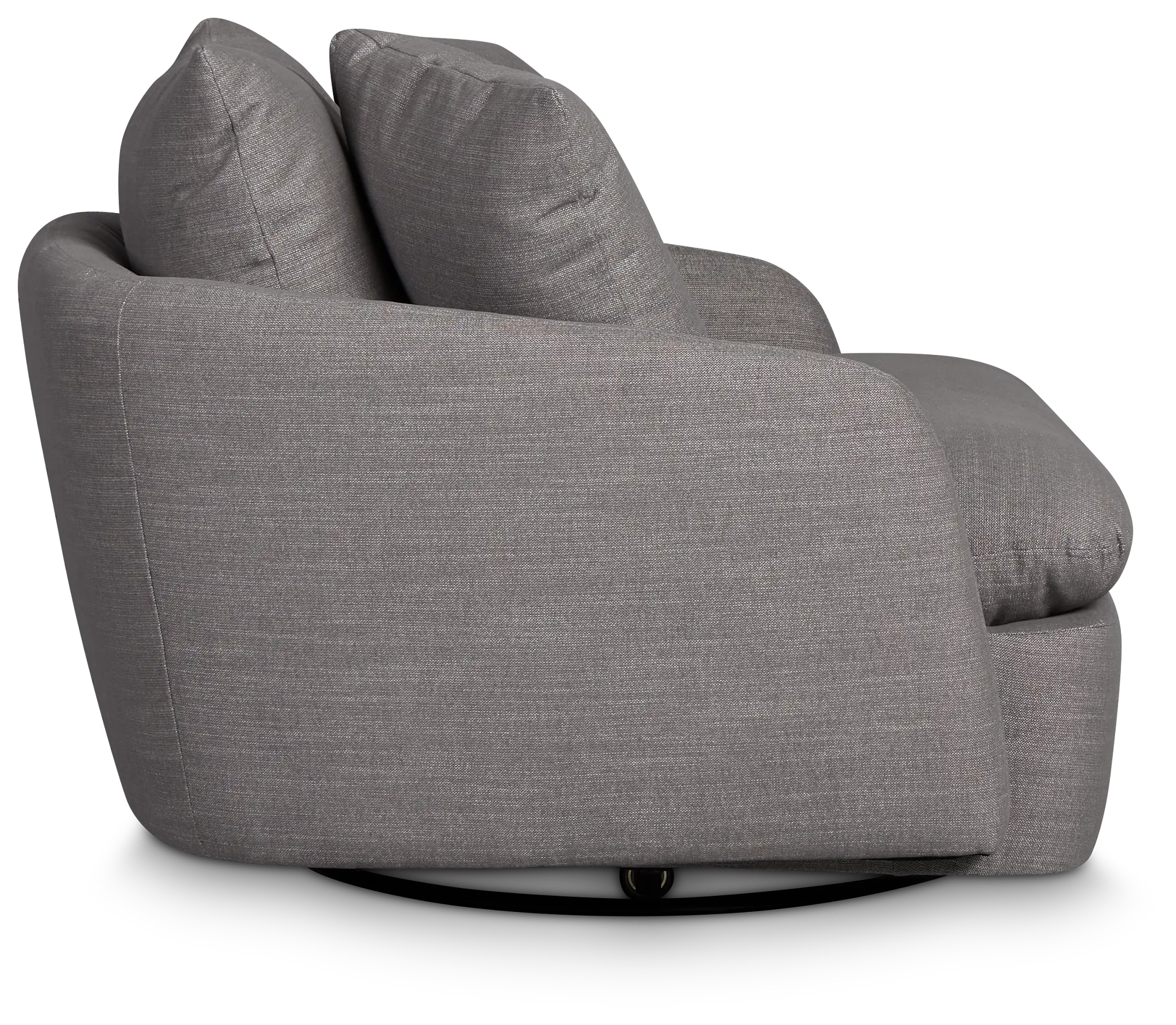 Serena Gray Fabric Swivel Chair Serena Gray Fabric Swivel Chair