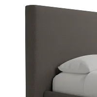 Grayton Elite Dark Gray 54" Upholstered Platform Bed