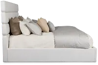 Capraia Light Beige Uph Panel Bed