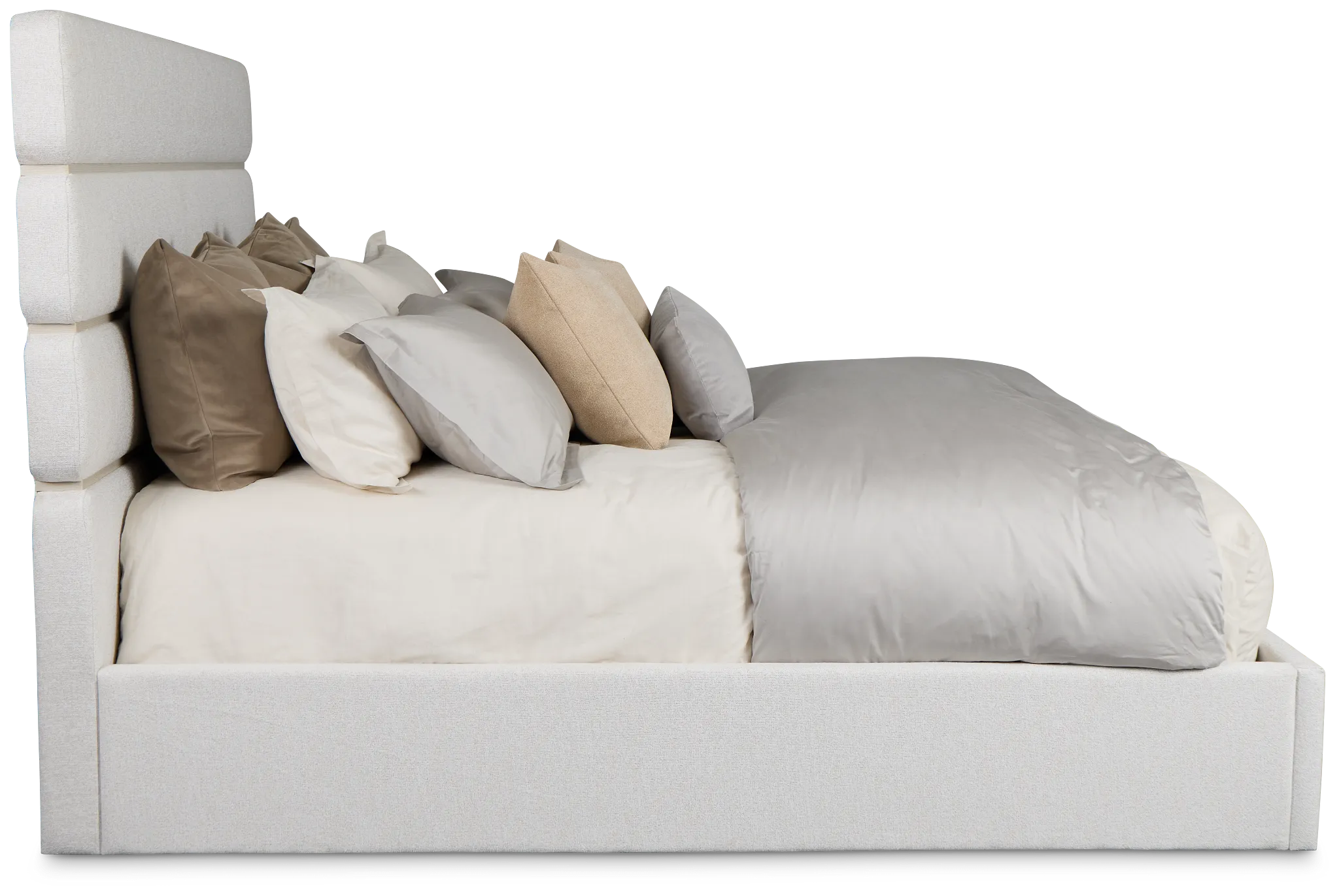 Capraia Light Beige Uph Panel Bed