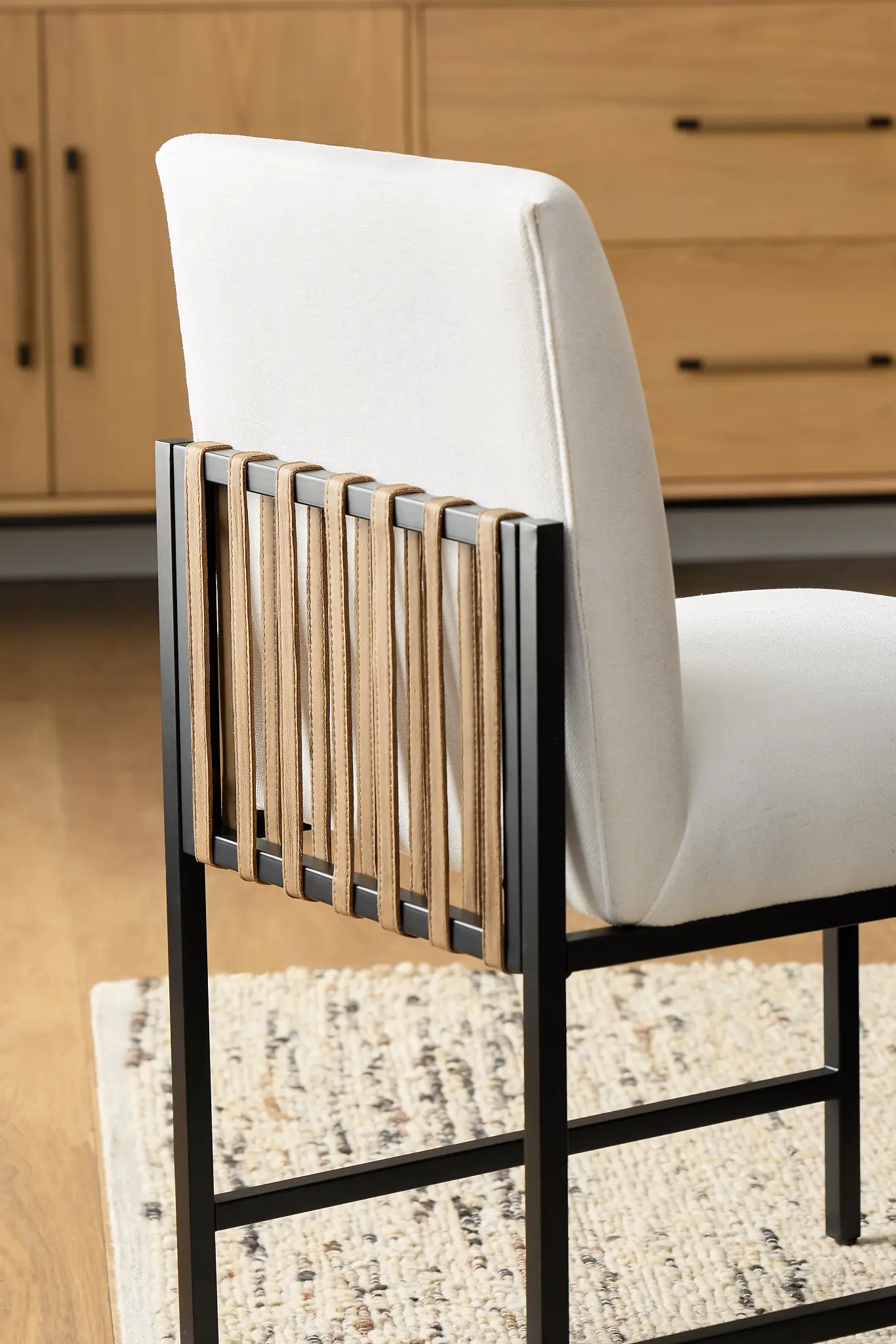 Highland Black Upholstered Side Chair Highland Black Upholstered Side Chair