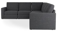 Citymod Dark Gray Fabric Medium Two-arm Sectional