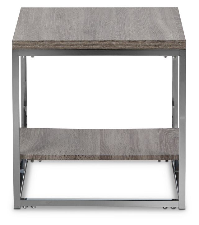 Elliot Gray Short End Table