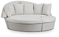 Biscayne White Canopy Daybed