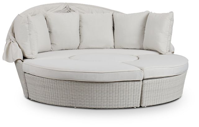 Biscayne White Canopy Daybed