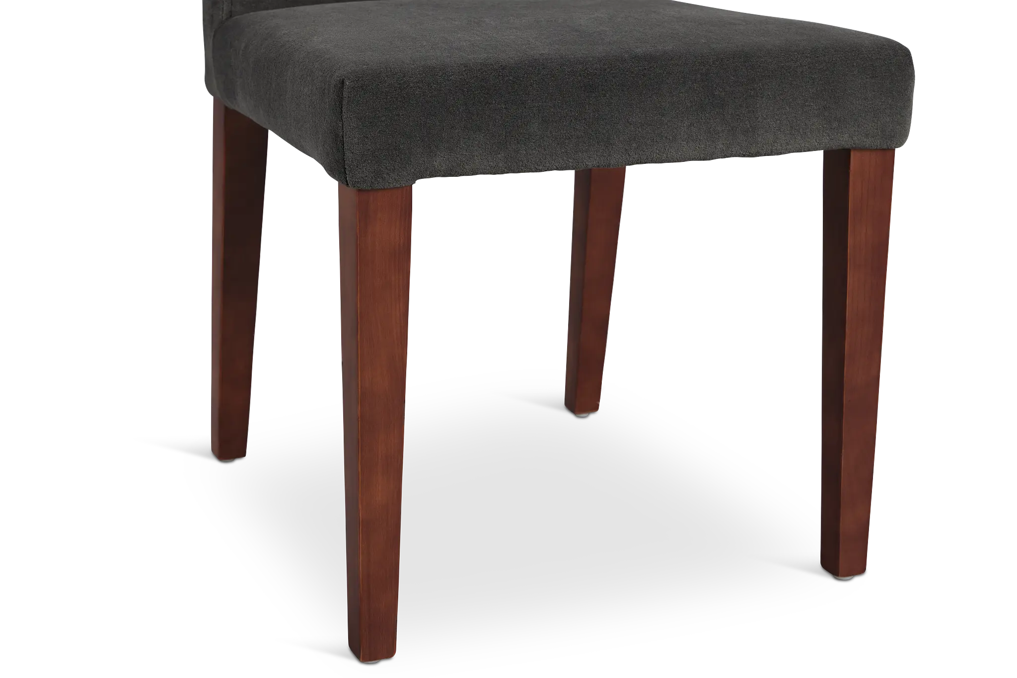 Bentley Dark Gray Velvet Upholstered Side Chair Bentley Dark Gray Velvet Upholstered Side Chair