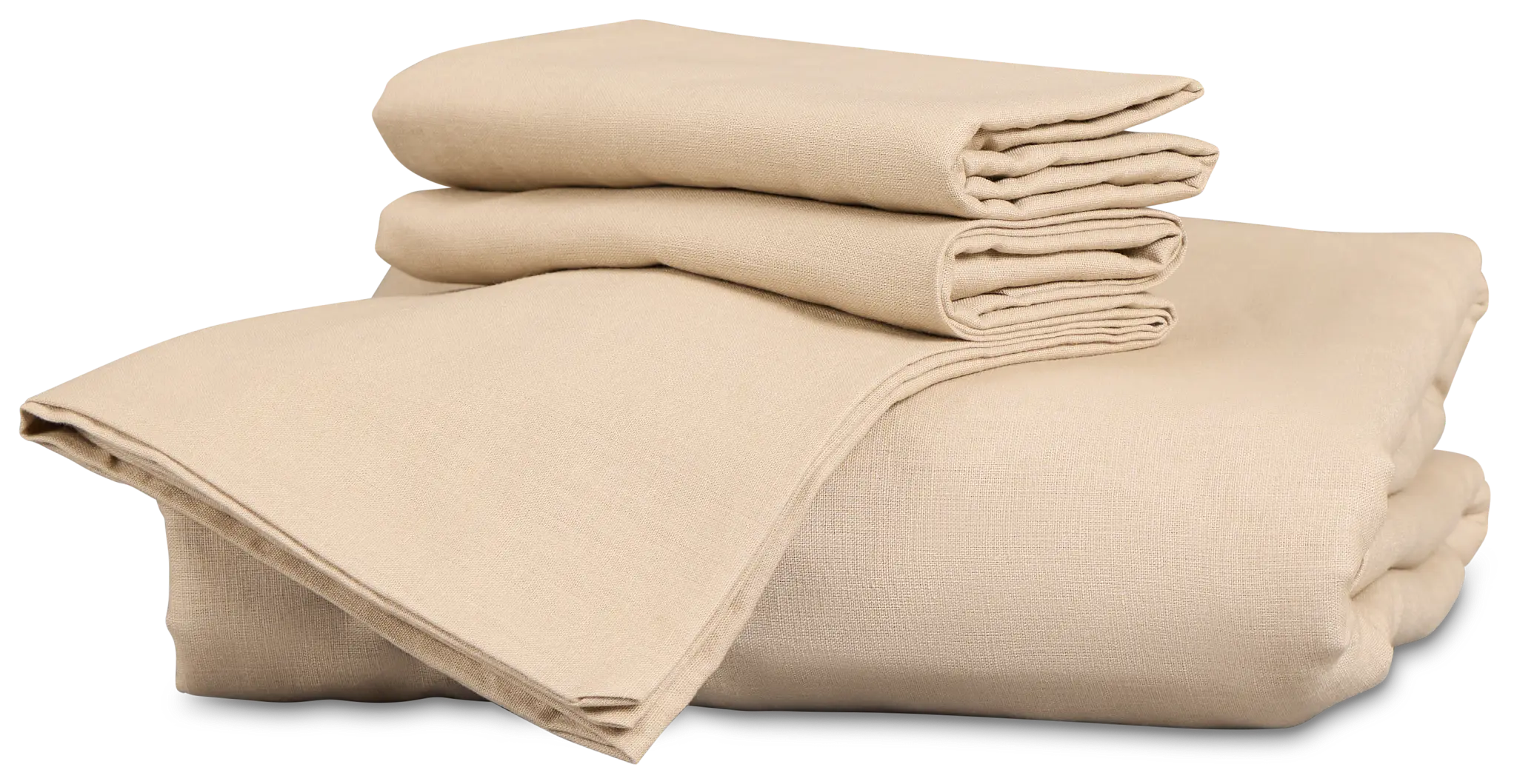 Rest & Renew Linen Blend Dark Beige Duvet Set Rest & Renew Linen Blend Dark Beige Duvet Set