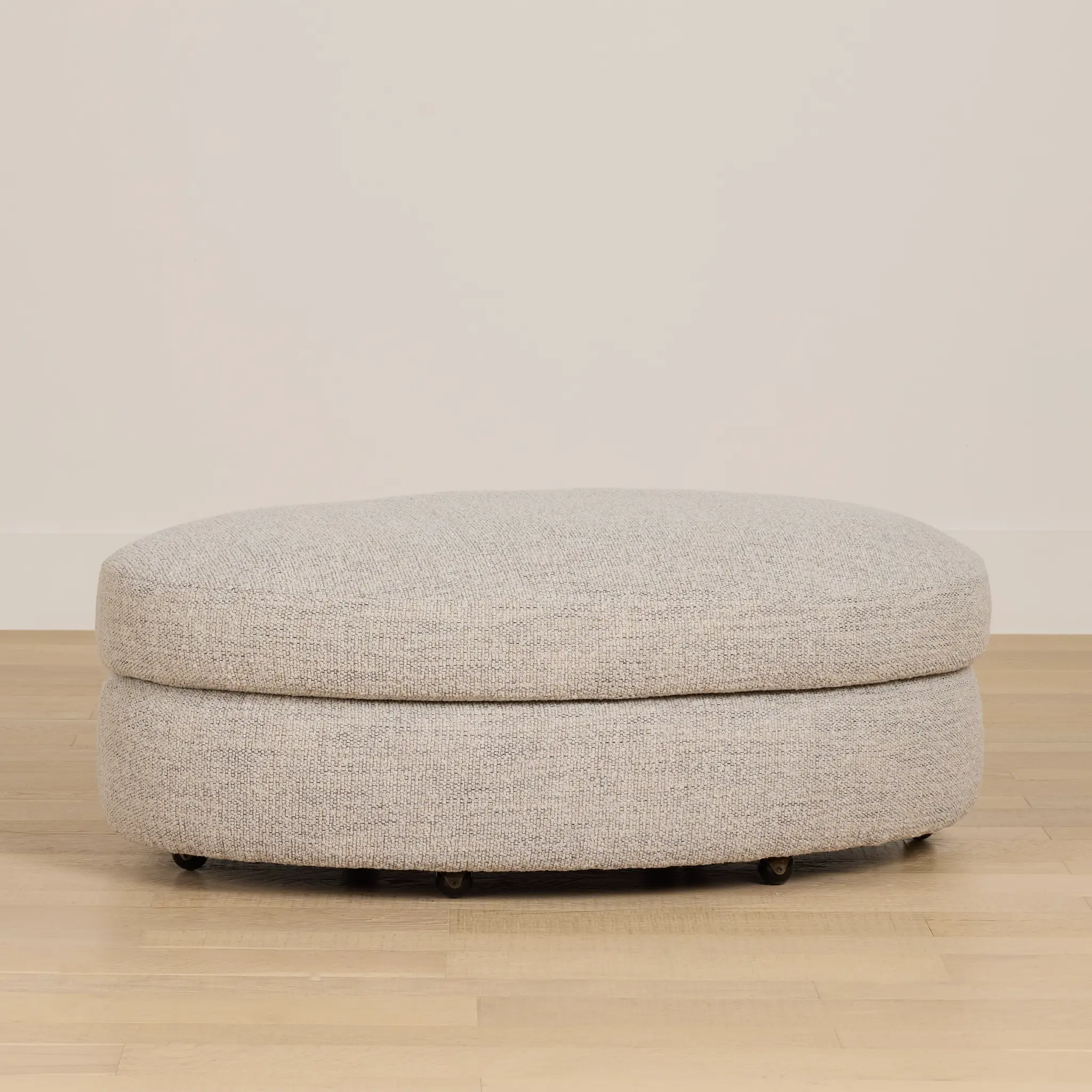 Kaya Gray Castored Cocktail Ottoman Kaya Gray Castored Cocktail Ottoman