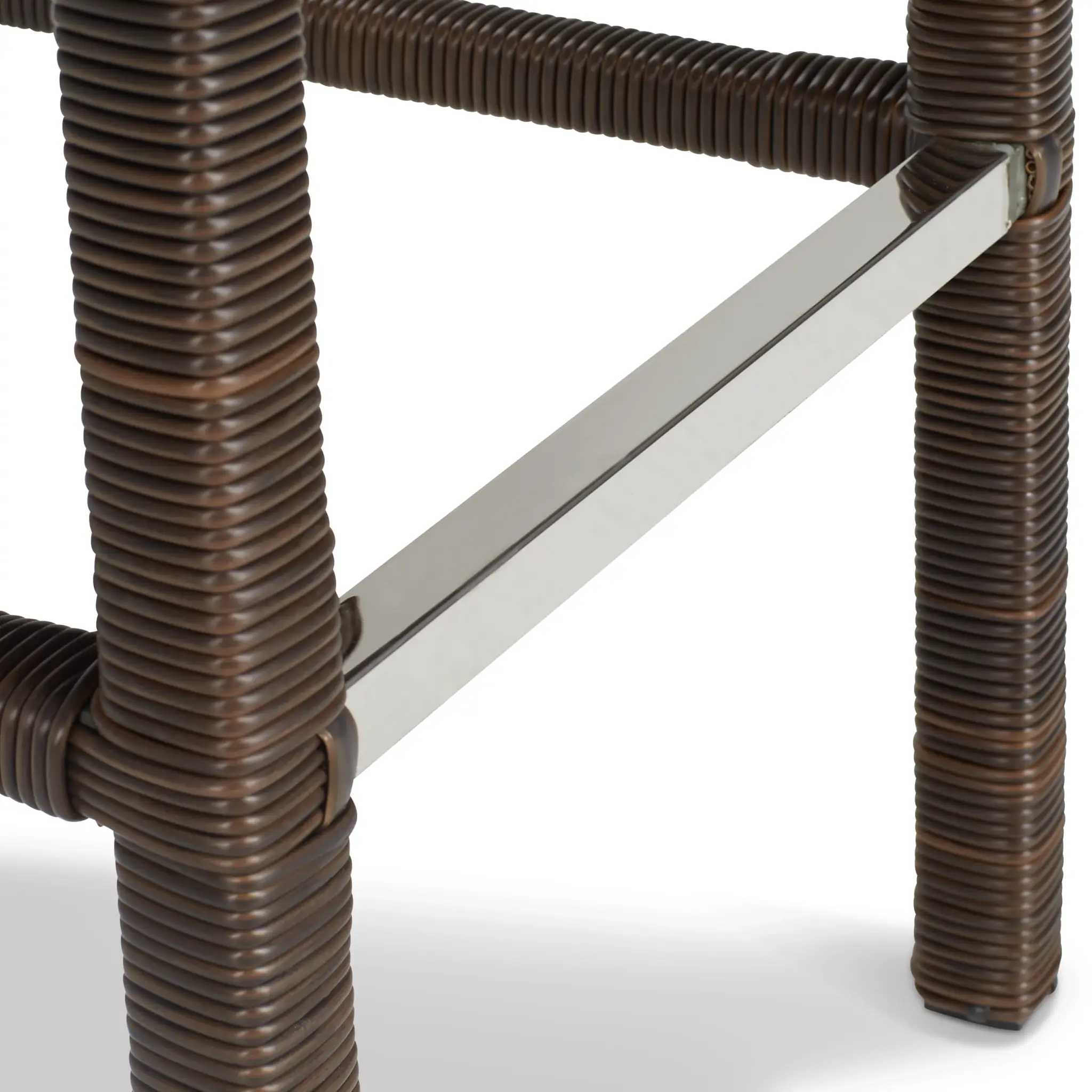 Canyon Dark Brown Gray Woven 30" Barstool Canyon Dark Brown Gray Woven 30" Barstool