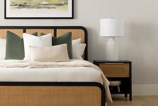 Pacific Two-tone Platform Bed