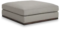 Mckenzie Light Gray Square Large Ottoman